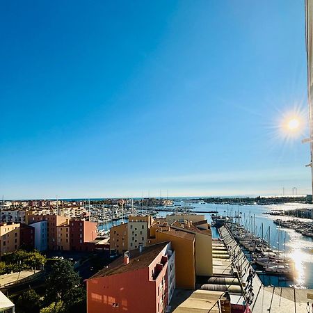 Ferienwohnung Centre Port,Vue Panoramique,Clim,Balcon,Wifi Agde Exterior foto