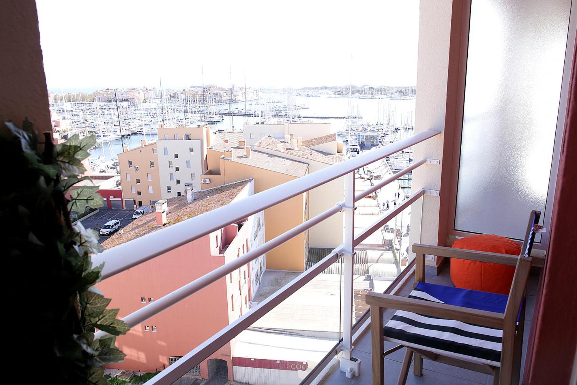 Ferienwohnung Centre Port,Vue Panoramique,Clim,Balcon,Wifi Agde Exterior foto