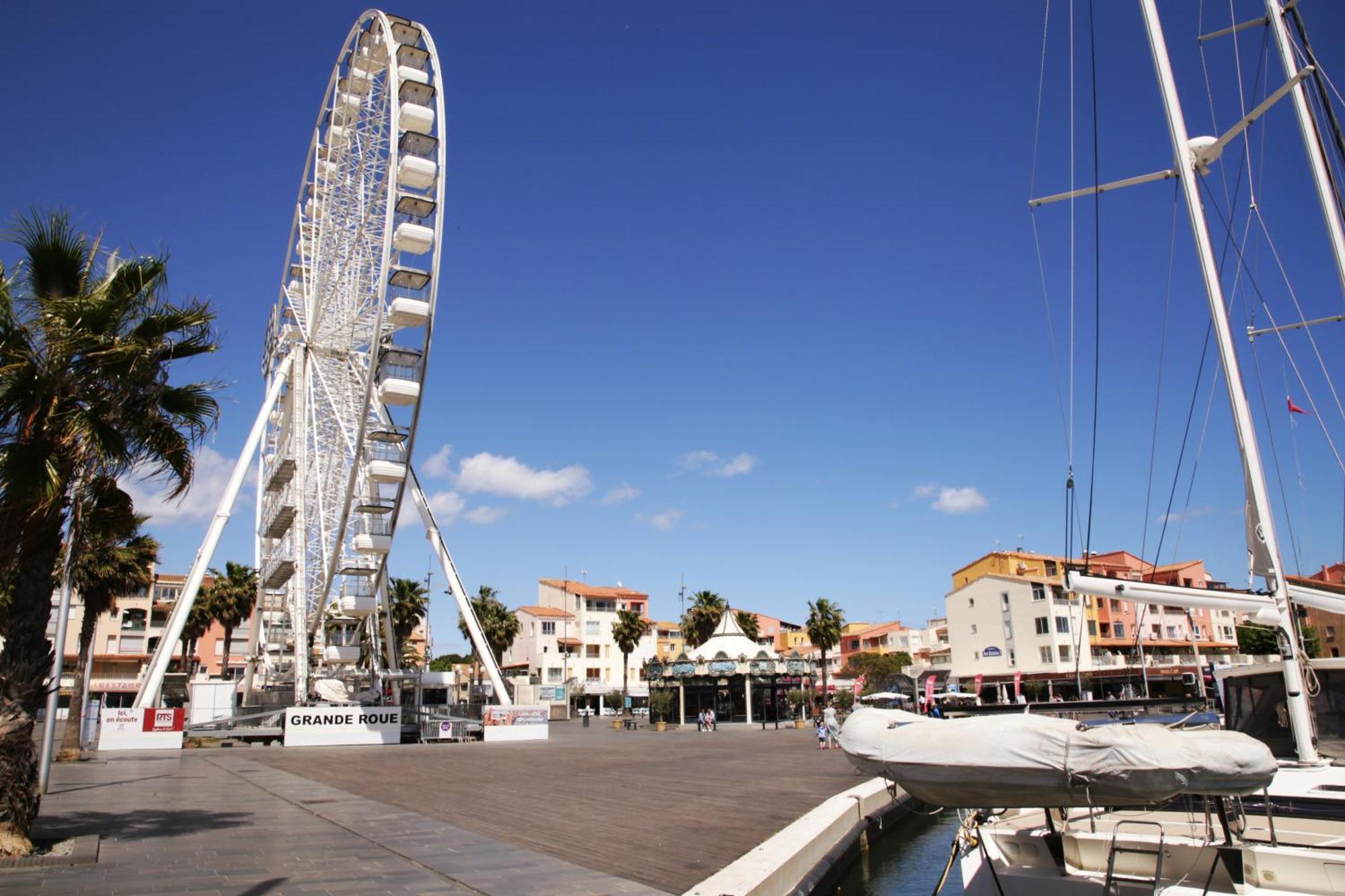 Ferienwohnung Centre Port,Vue Panoramique,Clim,Balcon,Wifi Agde Exterior foto