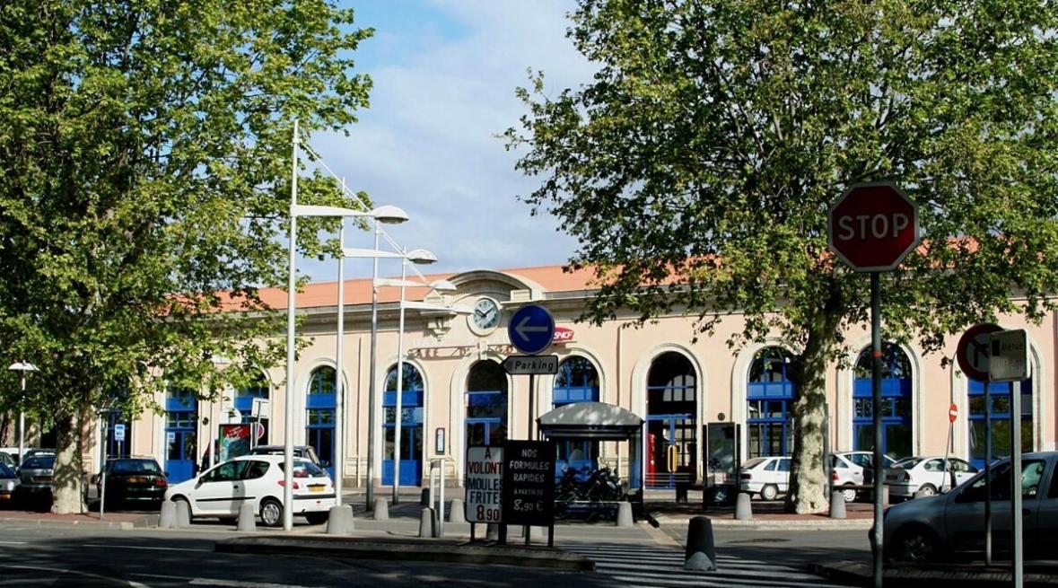 Ferienwohnung Centre Port,Vue Panoramique,Clim,Balcon,Wifi Agde Exterior foto